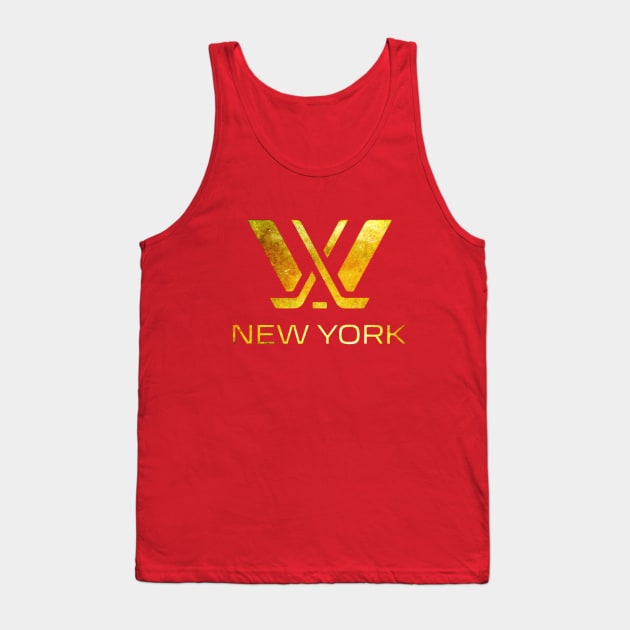 PWHL - New York Distressed Tank Top by INLE Designs